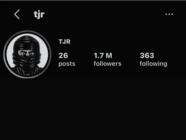 TJR — Instagram profile